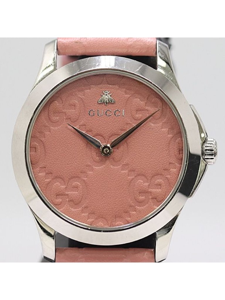 Gucci Timeless 1264 Quartz Pink Dial Watch